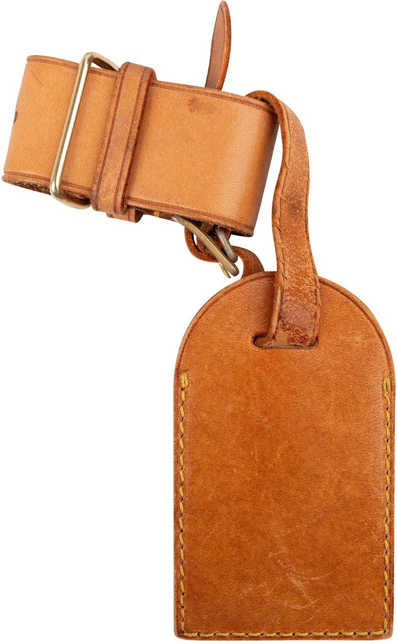 Louis Vuitton Vachetta Leather Luggage Tag Set Bruin