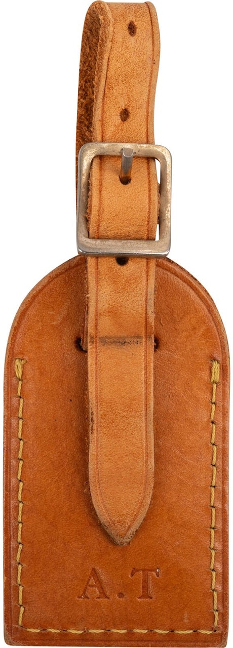 Louis Vuitton Vachetta Leather Luggage Tag (A.T) Bruin