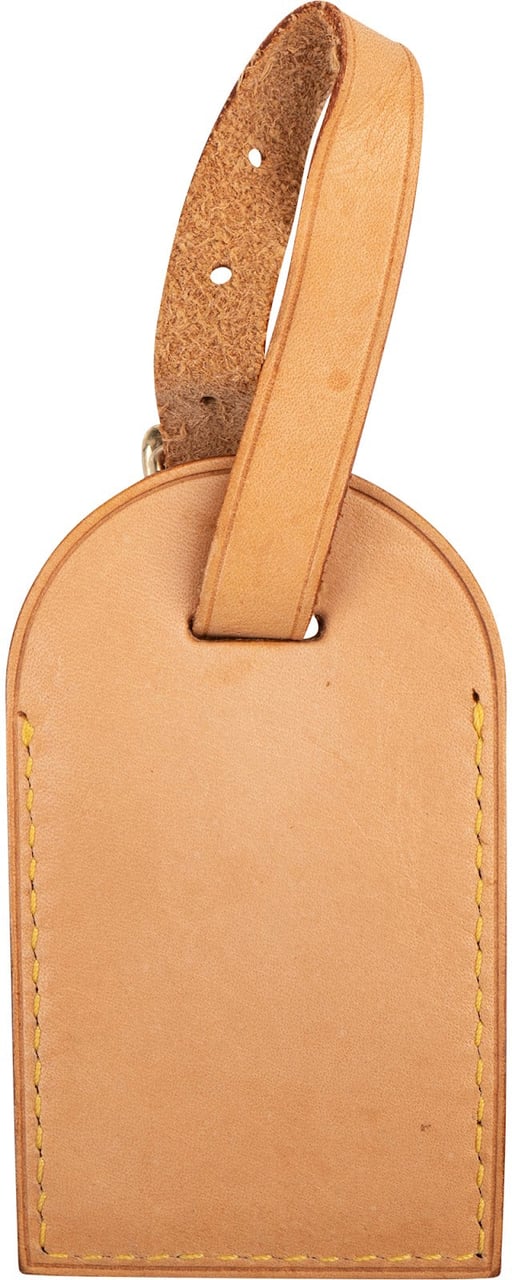 Louis Vuitton Vachetta Leather Luggage Tag Beige