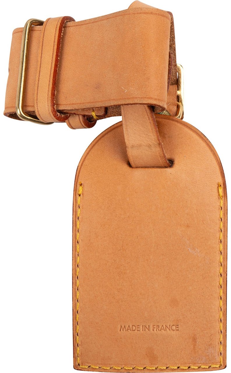 Louis Vuitton Vachetta Leather Luggage Tag Set Bruin