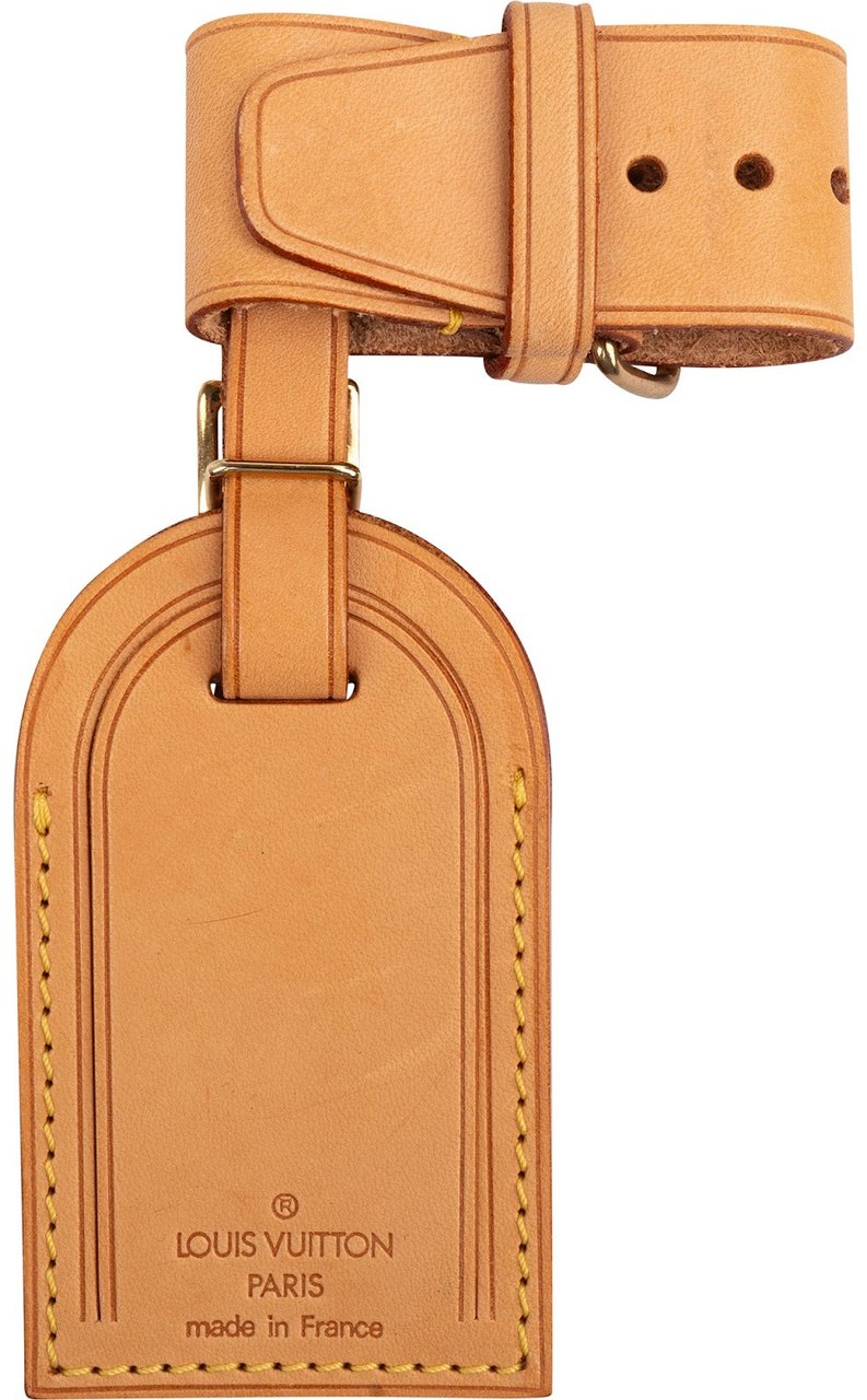 Louis Vuitton Vachetta Leather Luggage Tag Set Bruin
