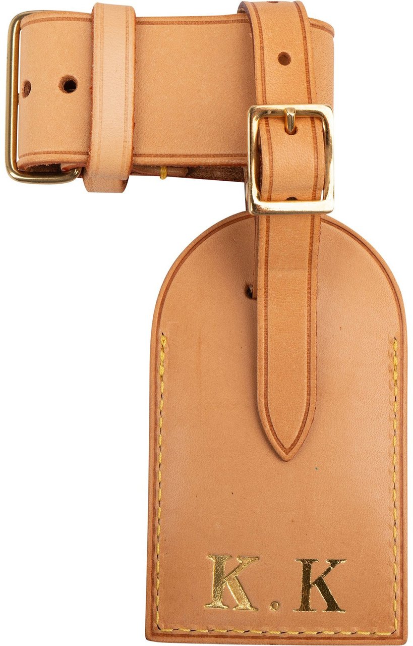 Louis Vuitton Vachetta Leather Luggage Tag Set (K.K) Divers