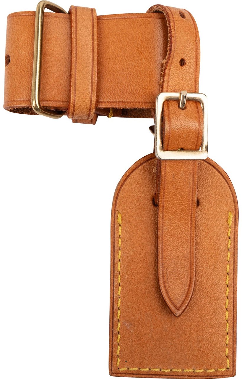 Louis Vuitton Vachetta Leather Luggage Tag Set Bruin