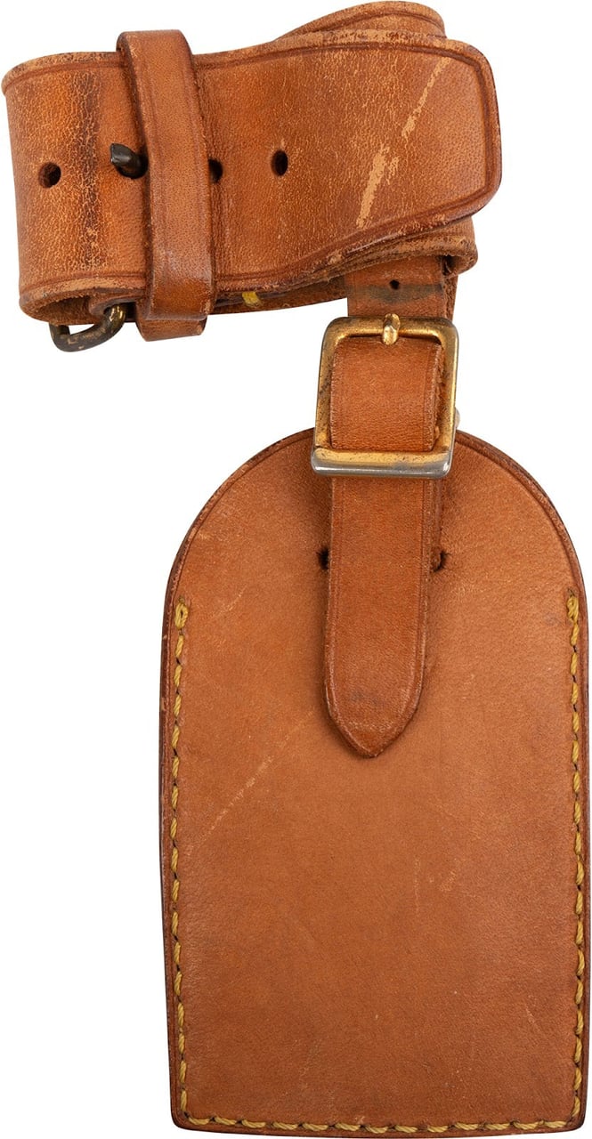 Louis Vuitton Vachetta Leather Luggage Tag Set Bruin