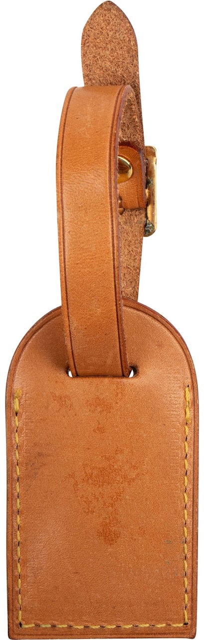Louis Vuitton Vachetta Leather Luggage Tag Bruin