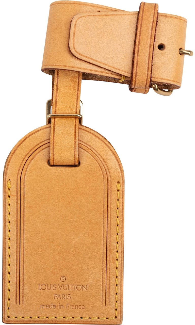 Louis Vuitton Vachetta Leather Luggage Tag Set Bruin