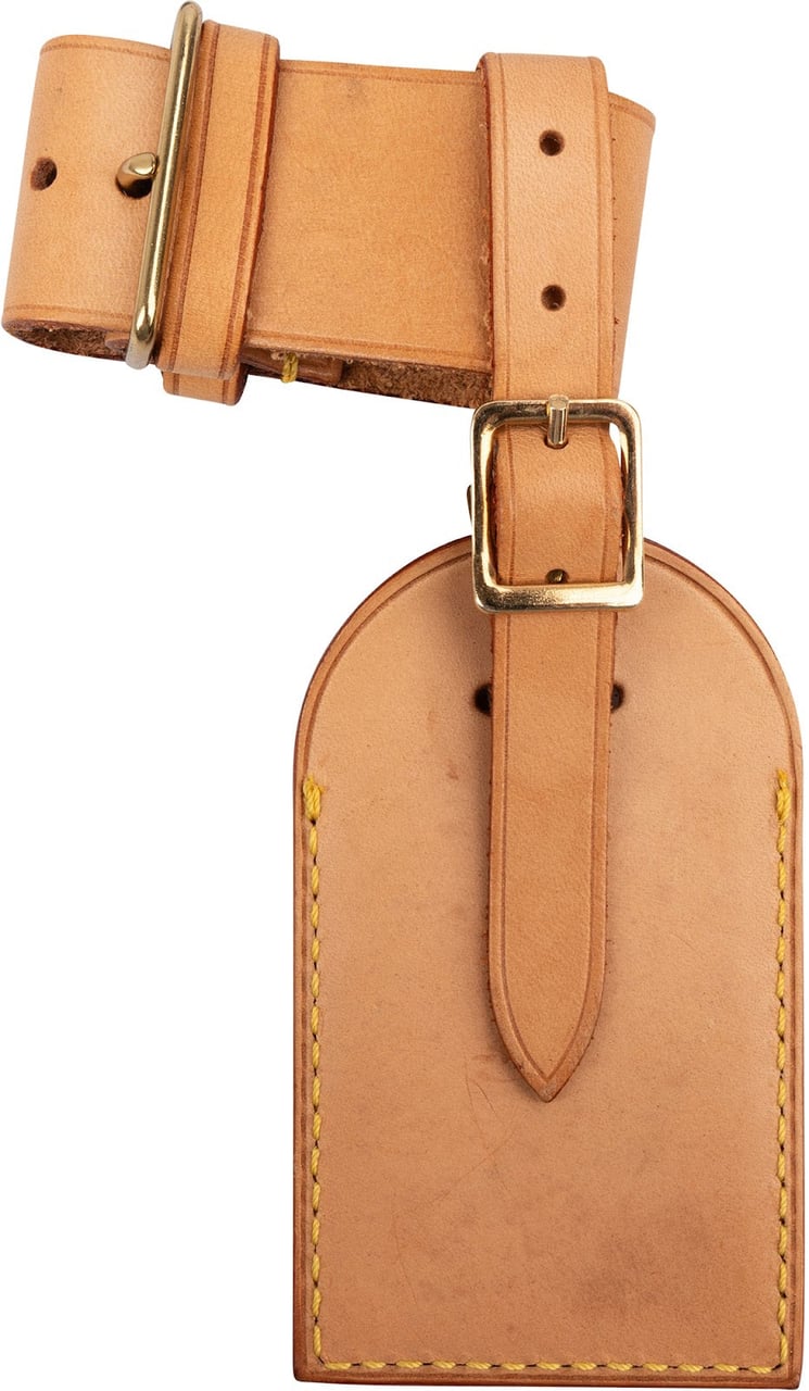 Louis Vuitton Vachetta Leather Luggage Tag Set (K) Bruin