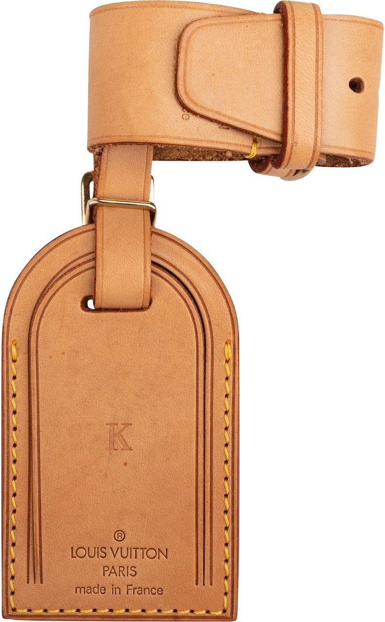 Louis Vuitton Vachetta Leather Luggage Tag Set (K) Bruin