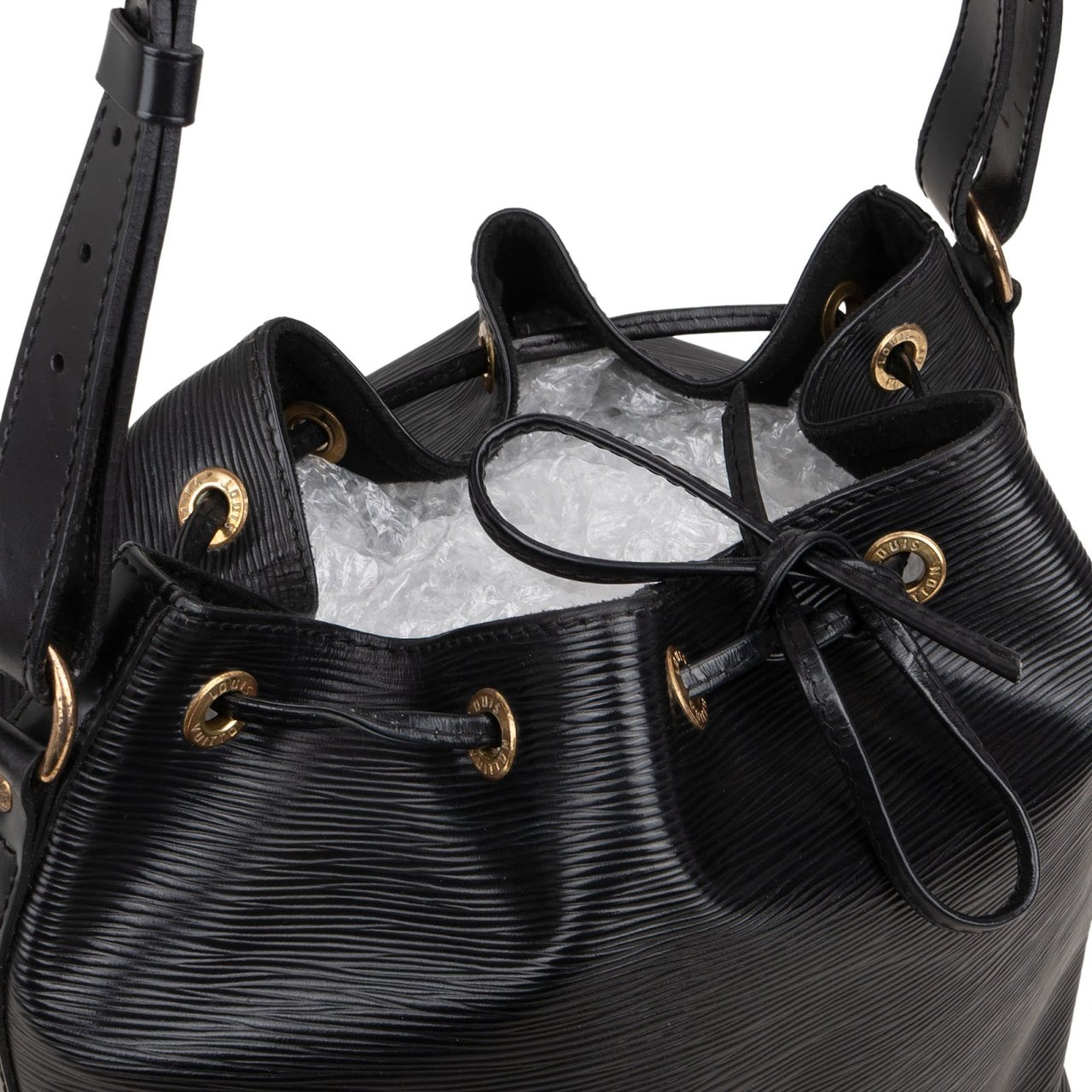 Louis Vuitton Louis Vuitton Noir Epi Leather Sac Noé Petit Shoulder Bag Zwart