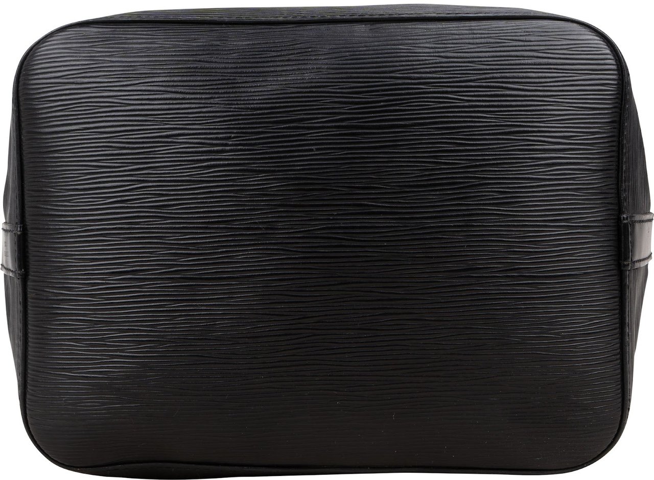 Louis Vuitton Louis Vuitton Noir Epi Leather Sac Noé Petit Shoulder Bag Zwart