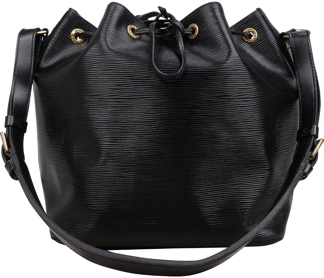 Louis Vuitton Louis Vuitton Noir Epi Leather Sac Noé Petit Shoulder Bag Zwart