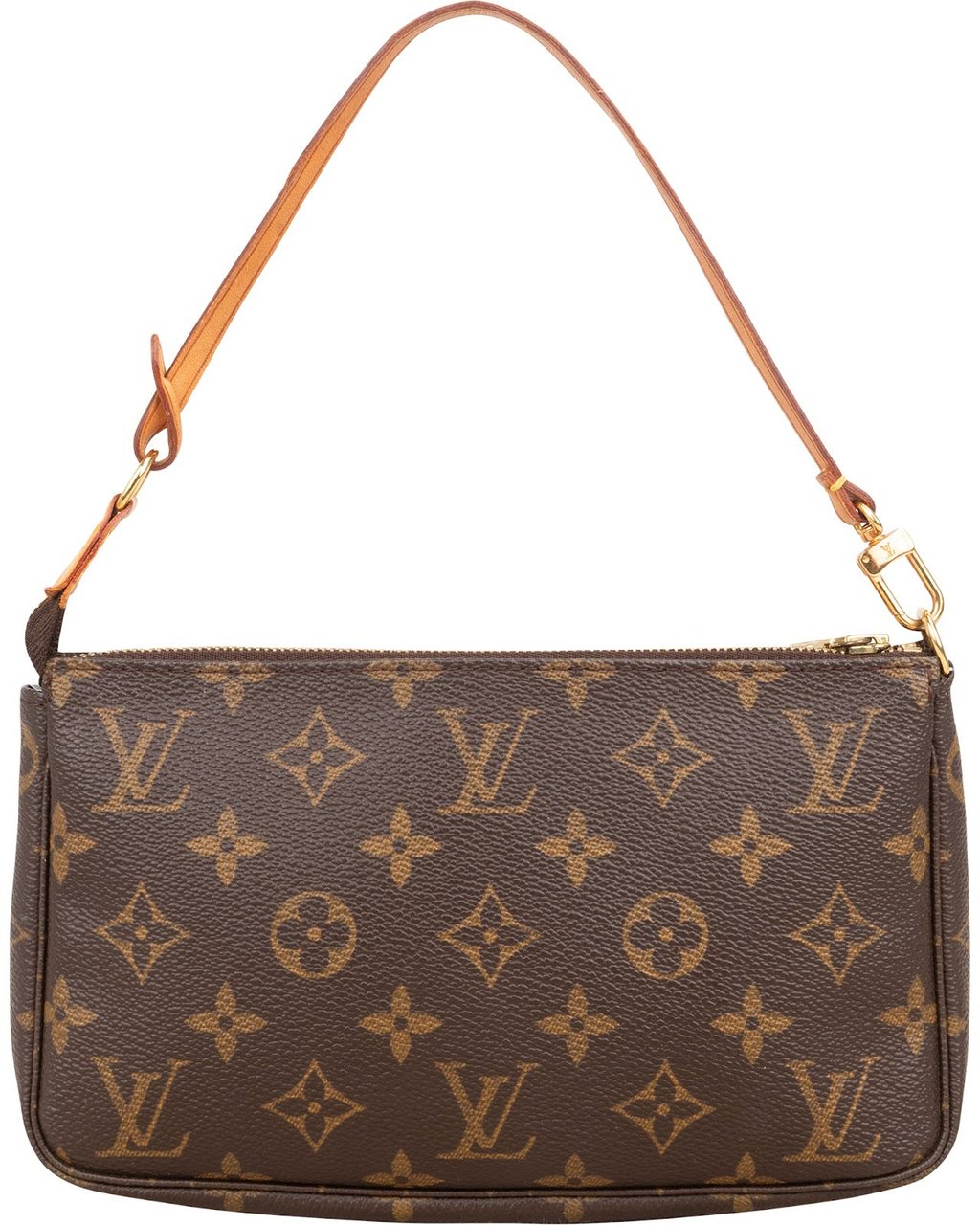 Louis Vuitton Monogram Canvas Pochette Accessoires Handbag Bruin