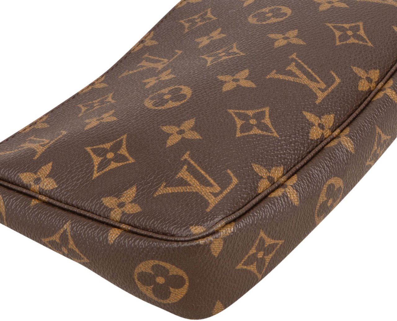 Louis Vuitton Monogram Canvas Pochette Accessoires Handbag Bruin