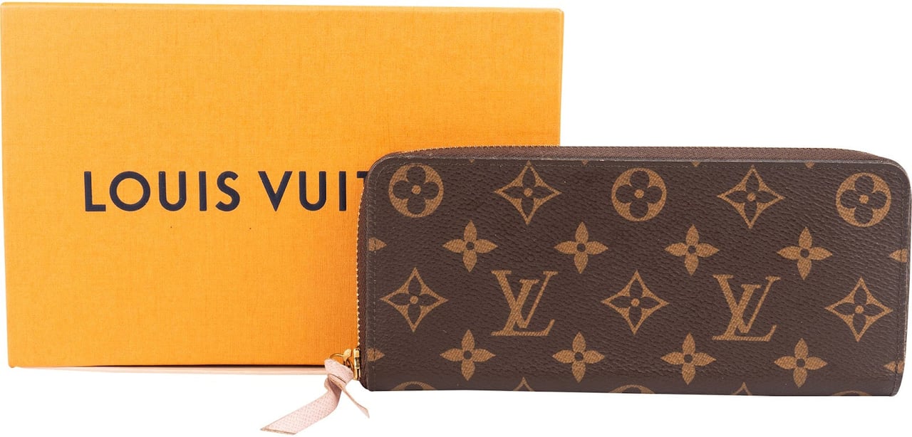 Louis Vuitton Louis Vuitton Monogram Canvas Zippy Wallet Bruin