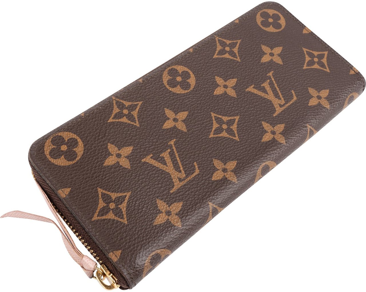 Louis Vuitton Louis Vuitton Monogram Canvas Zippy Wallet Bruin