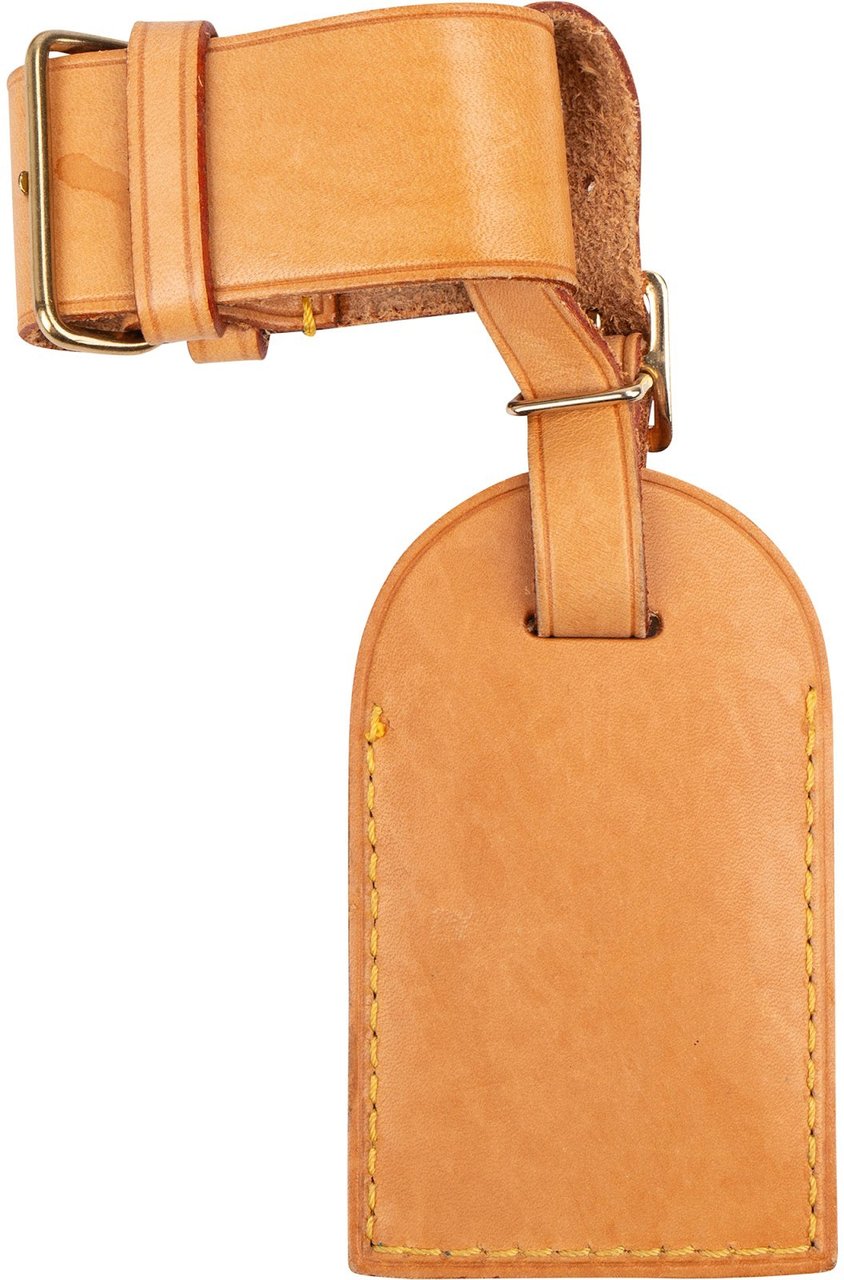 Louis Vuitton Louis Vuitton Vachetta Leather Luggage Tag Set Bruin