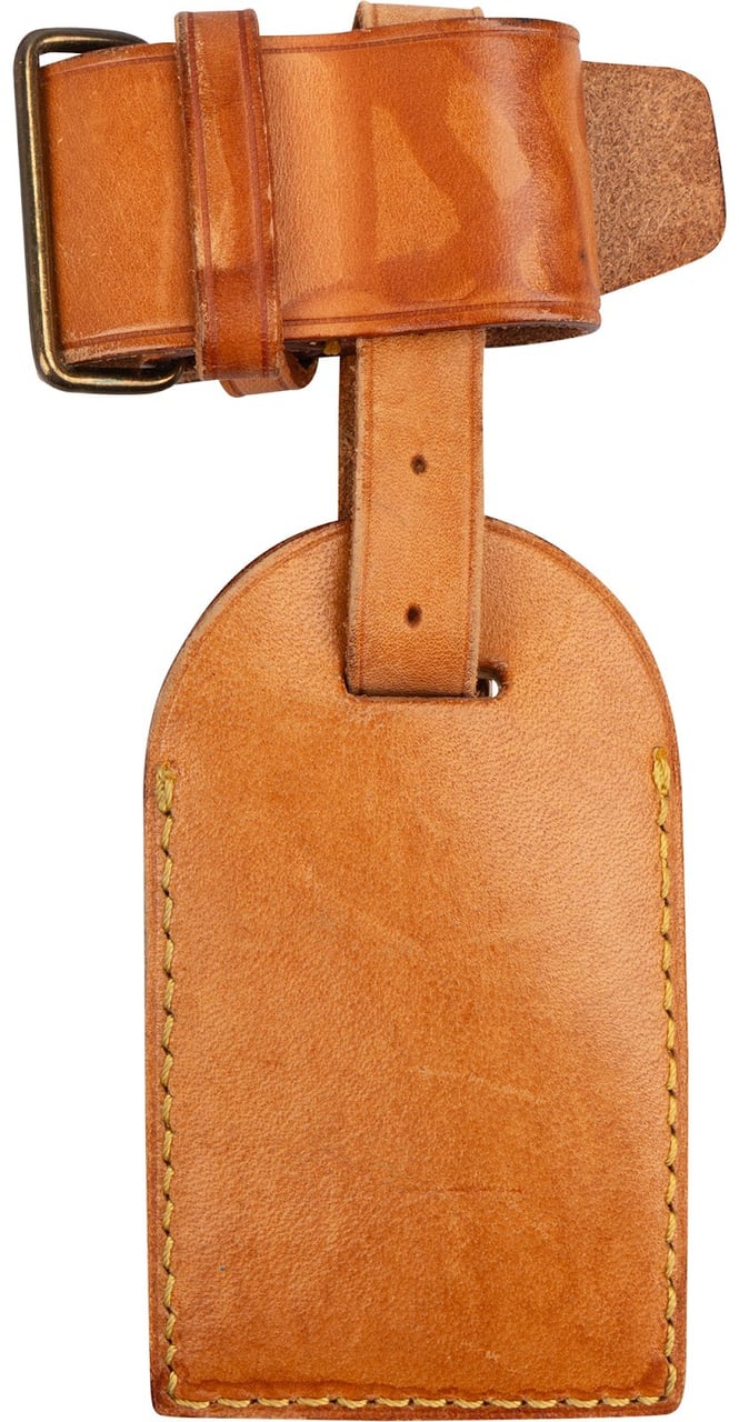 Louis Vuitton Vachetta Leather Luggage Tag Set Bruin