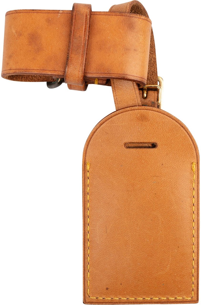 Louis Vuitton Vachetta Leather Luggage Tag Set Bruin