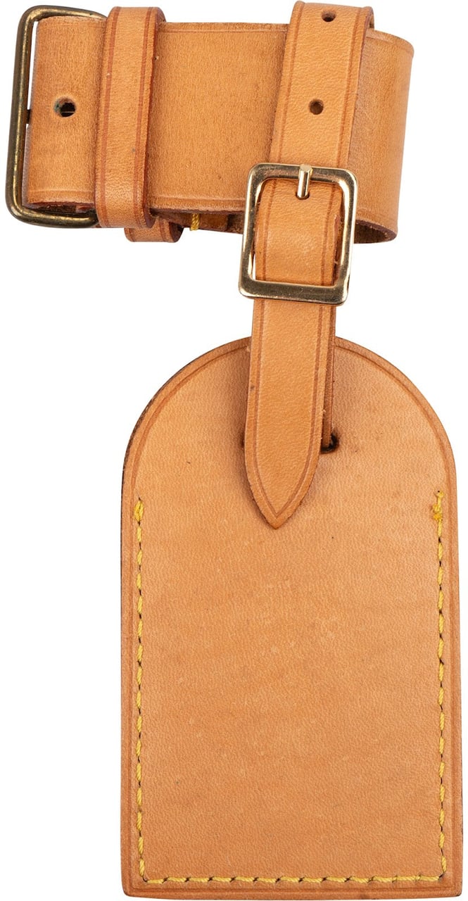 Louis Vuitton Louis Vuitton Vachetta Leather Luggage Tag Set Bruin