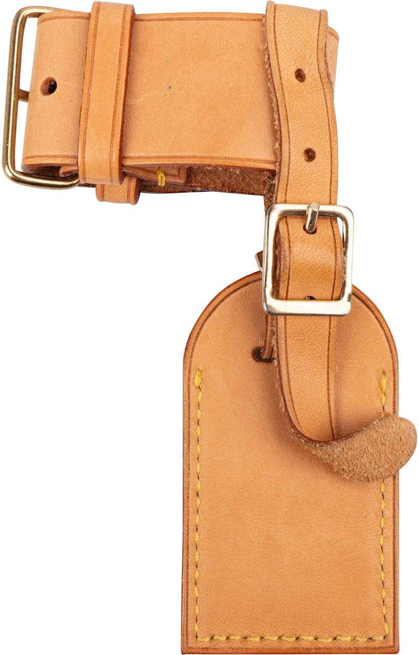 Louis Vuitton Louis Vuitton Vachetta Leather Luggage Tag Set Divers