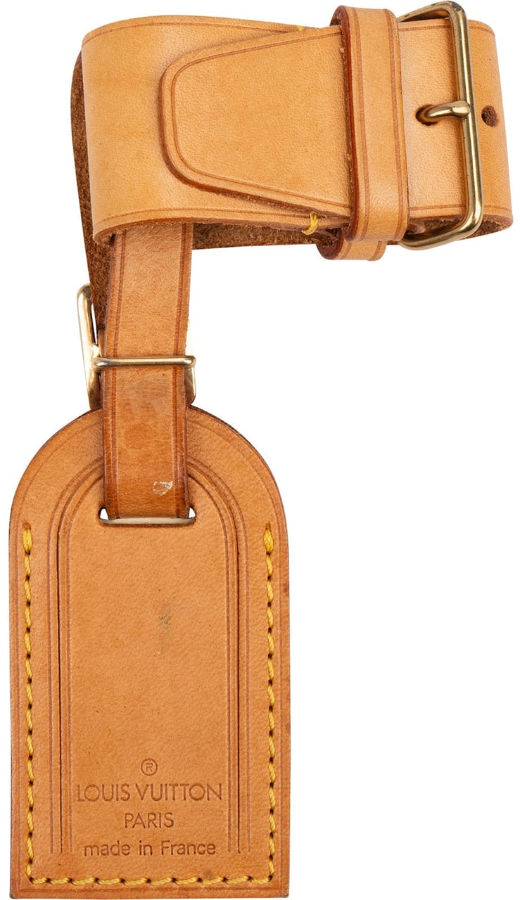 Louis Vuitton Vachetta Leather Luggage Tag Set Bruin