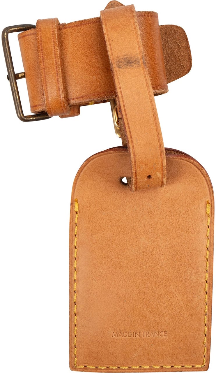 Louis Vuitton Vachetta Leather Luggage Tag Set Bruin
