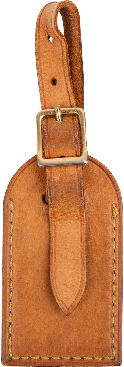 Louis Vuitton Louis Vuitton Vachetta Leather Luggage Tag Bruin