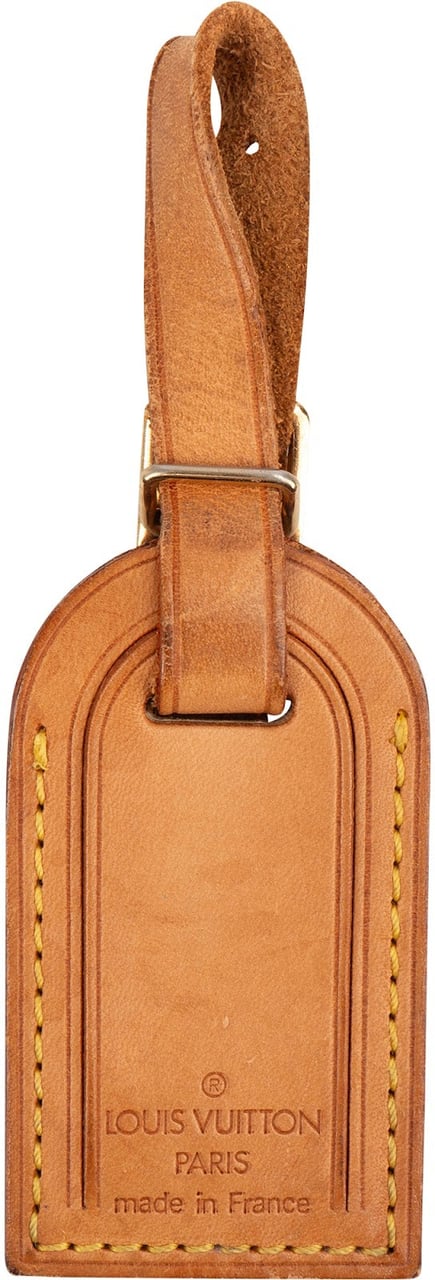 Louis Vuitton Louis Vuitton Vachetta Leather Luggage Tag Bruin