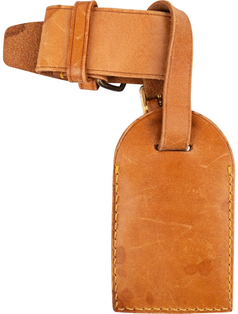 Louis Vuitton Vachetta Leather Luggage Tag Set Bruin