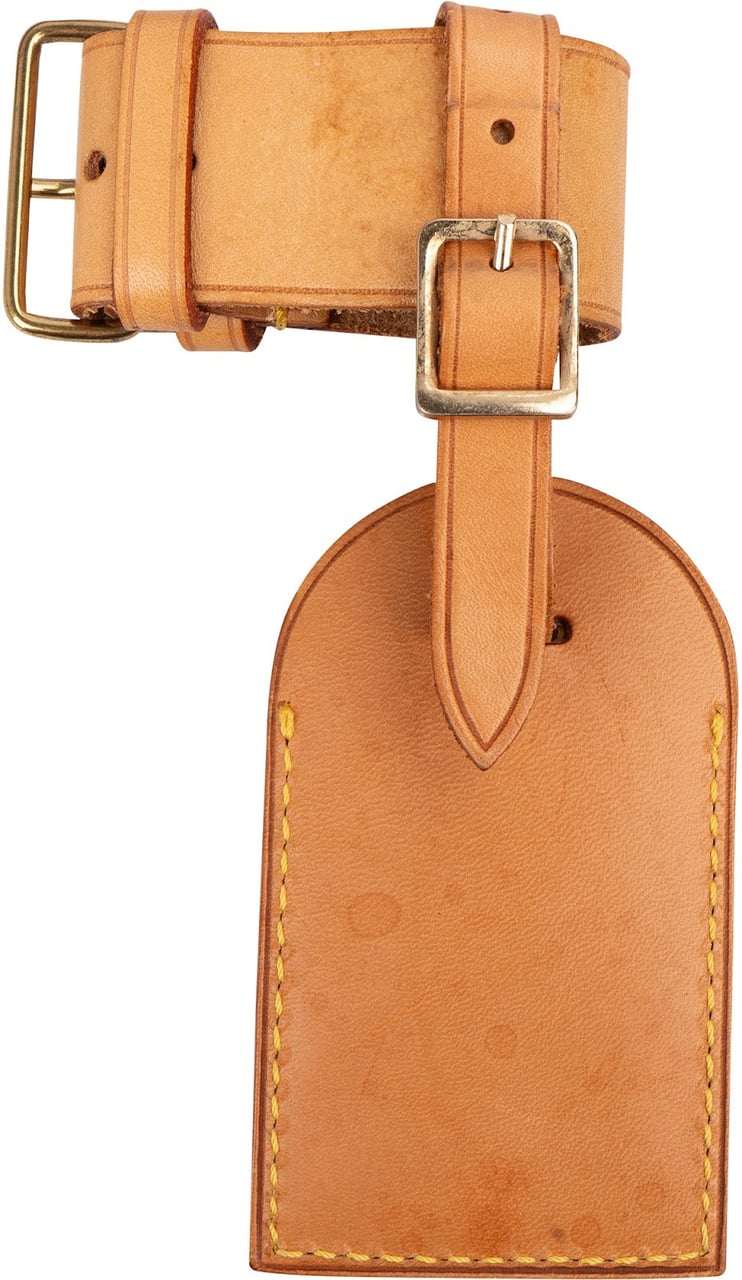 Louis Vuitton Vachetta Leather Luggage Tag Set Divers