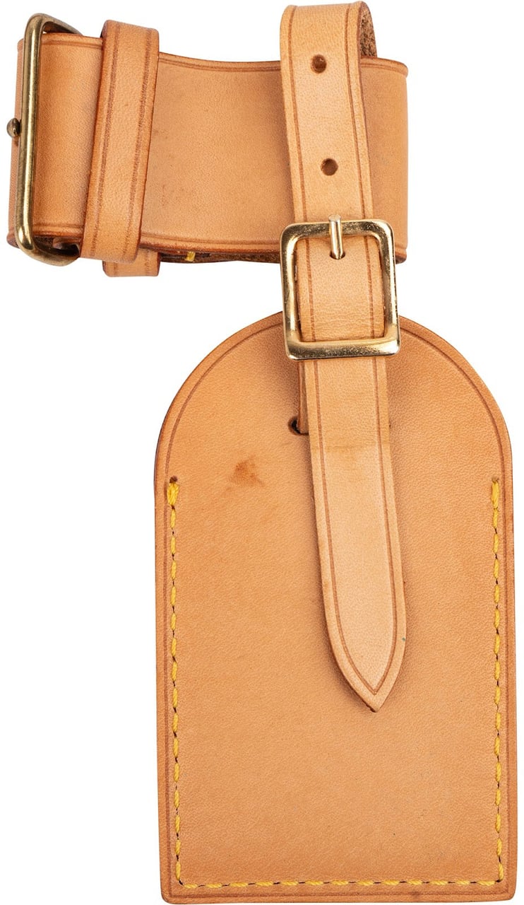 Louis Vuitton Vachetta Leather Luggage Tag Set Divers