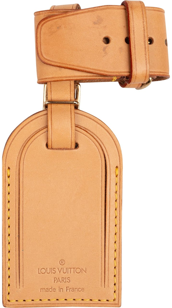 Louis Vuitton Vachetta Leather Luggage Tag Set Divers