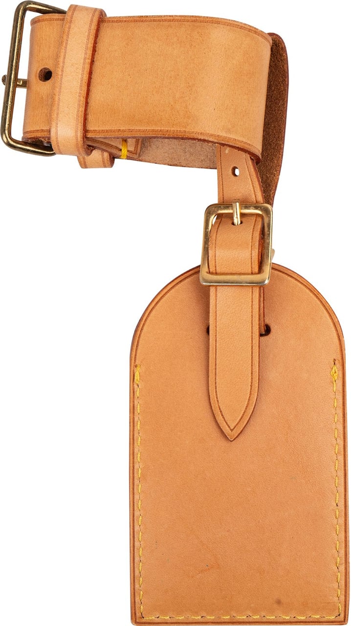 Louis Vuitton Vachetta Leather Luggage Tag Set Bruin