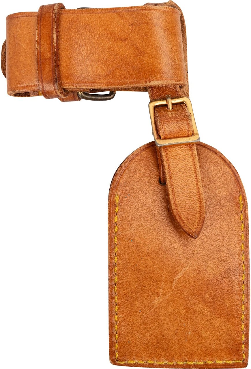 Louis Vuitton Vachetta Leather Luggage Tag Set Bruin