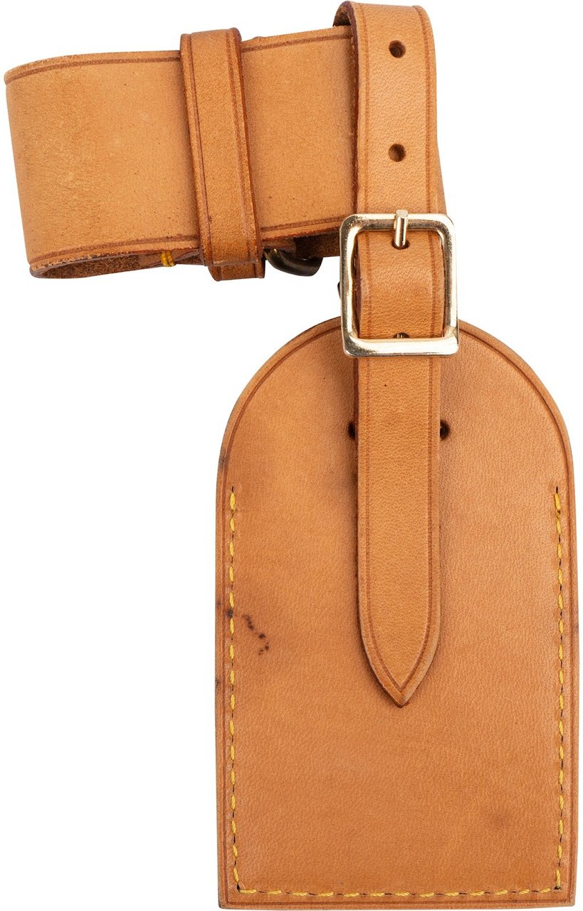 Louis Vuitton Vachetta Leather Luggage Tag Set Bruin