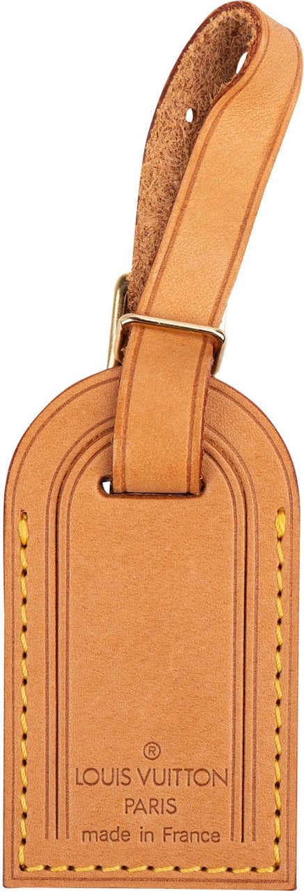 Louis Vuitton Louis Vuitton Vachetta Leather Luggage Tag Bruin