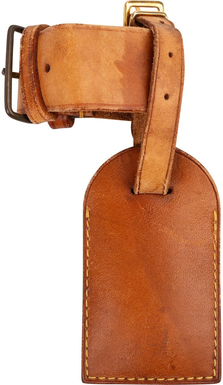 Louis Vuitton Vachetta Leather Luggage Tag Set Bruin