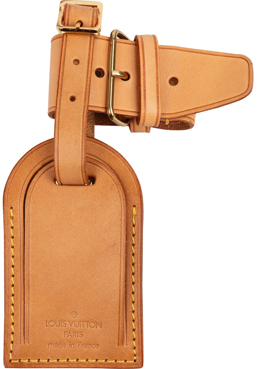 Louis Vuitton Vachetta Leather Luggage Tag Set Divers