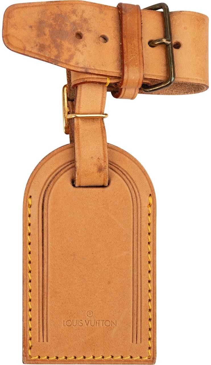 Louis Vuitton Louis Vuitton Vachetta Leather Luggage Tag Set Divers