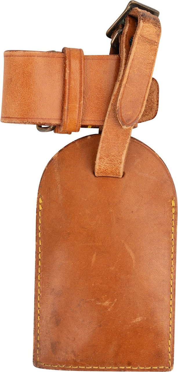 Louis Vuitton Vachetta Leather XL Luggage Tag Set Bruin