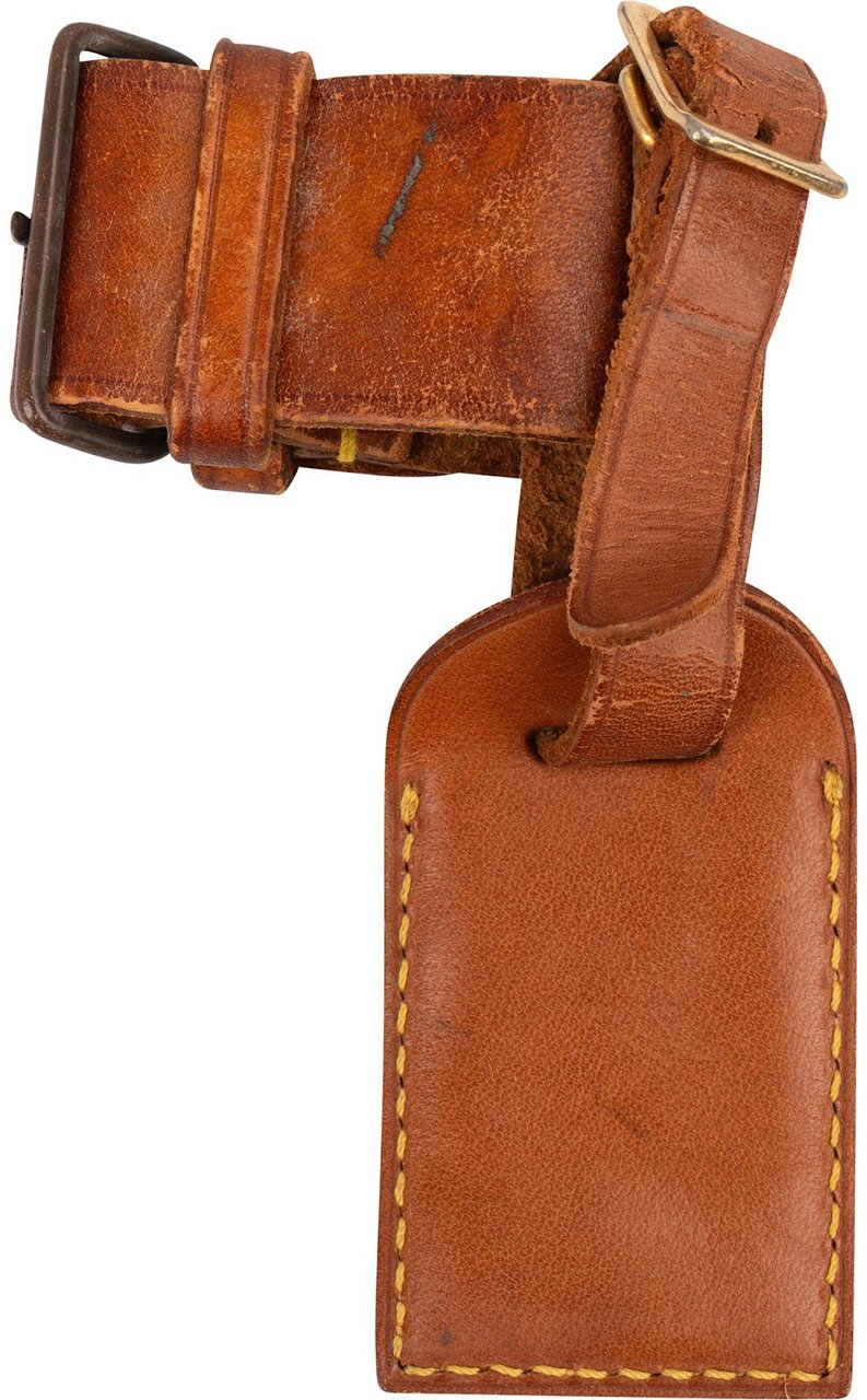 Louis Vuitton Vachetta Leather Luggage Tag Set Bruin