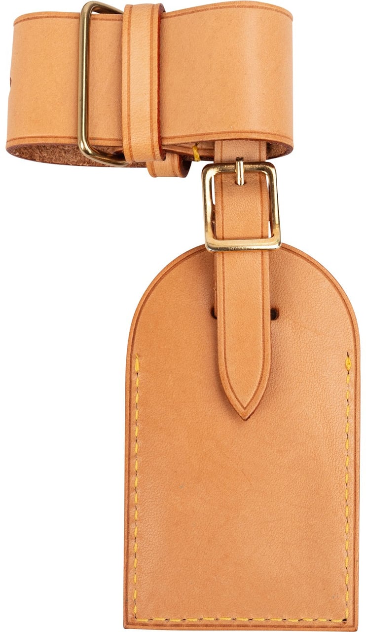 Louis Vuitton Vachetta Leather Luggage Tag Set Divers