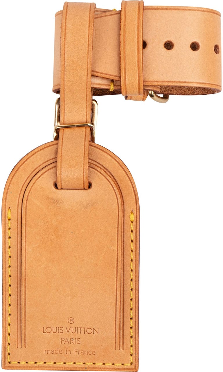 Louis Vuitton Vachetta Leather Luggage Tag Set Divers