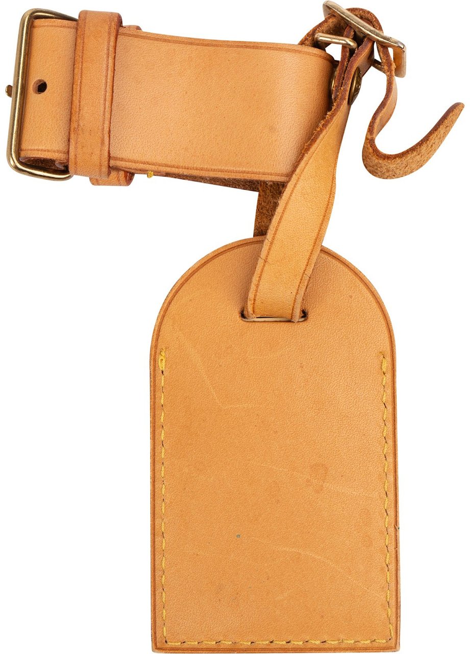 Louis Vuitton Vachetta Leather Luggage Tag Set Bruin