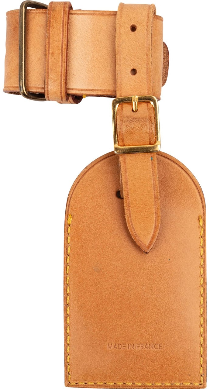 Louis Vuitton Vachetta Leather Luggage Tag Set Bruin