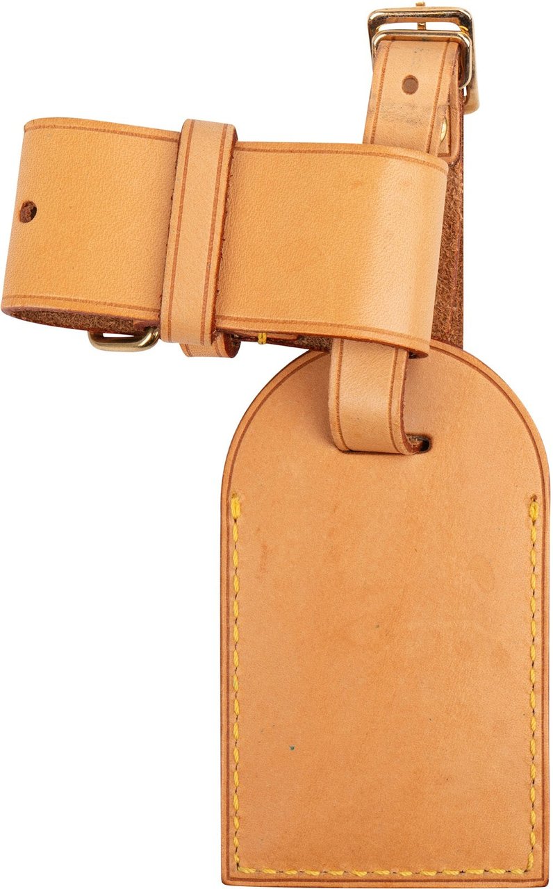 Louis Vuitton Louis Vuitton Vachetta Leather Luggage Tag Set (K.K) Divers