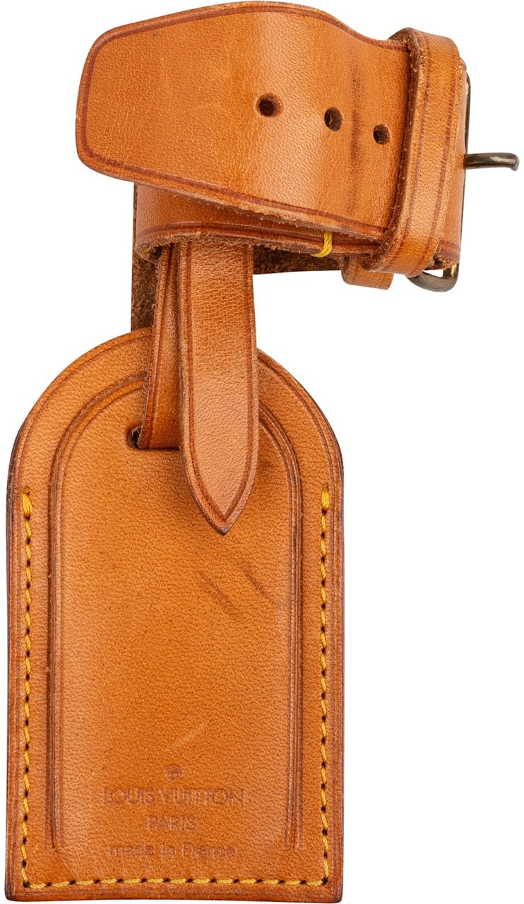 Louis Vuitton Louis Vuitton Vachetta Leather Luggage Tag Set Divers