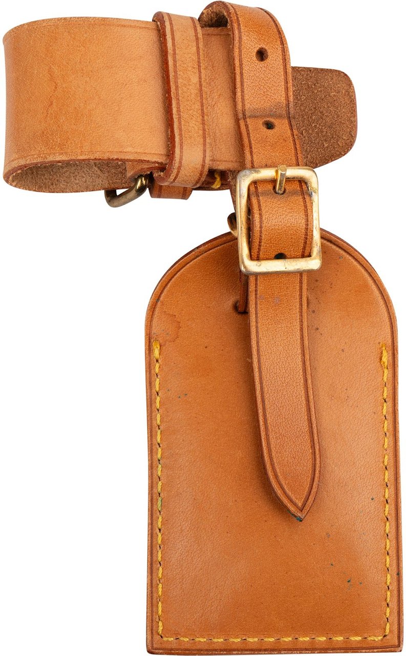 Louis Vuitton Vachetta Leather Luggage Tag Set Bruin