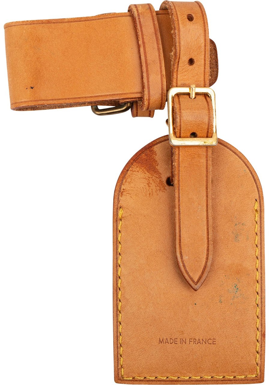 Louis Vuitton Vachetta Leather Luggage Tag Set Bruin