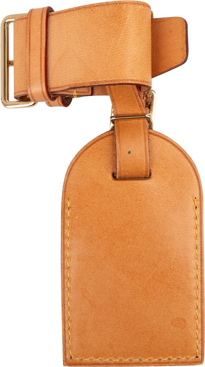 Louis Vuitton Vachetta Leather Luggage Tag Set Bruin